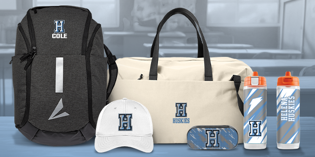 Helena  Huskies Secondary Marketing Banner Banner