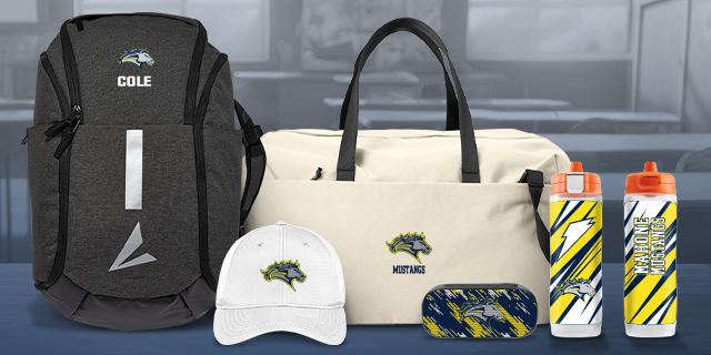 Mahone Mustangs Secondary Marketing Banner Banner