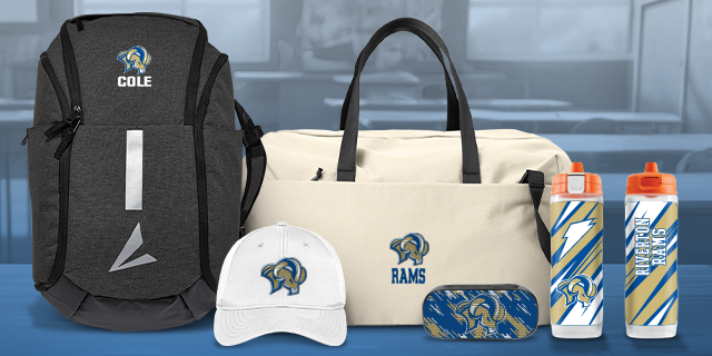 RIVERTON HIGH SCHOOL RAMS Secondary Marketing Banner Banner