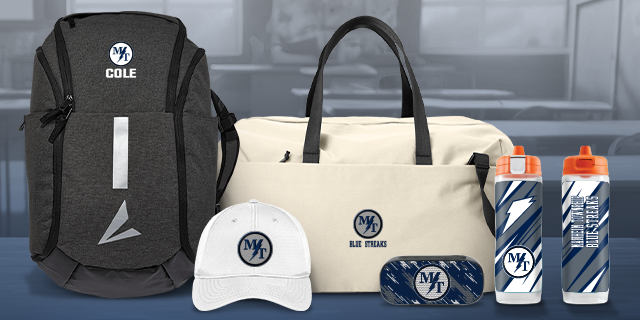 MANHEIM TOWNSHIP HIGH SCHOOL BLUE STREAKS Secondary Marketing Banner Banner