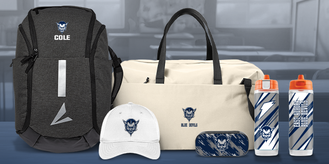 East Aurora Blue Devils Secondary Marketing Banner Banner