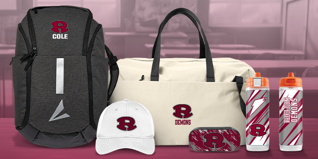 WARNER ROBINS HIGH SCHOOL DEMONS Secondary Marketing Banner Banner