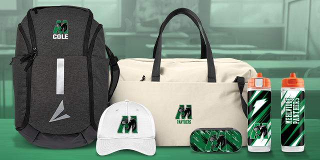 MEHLVILLE HIGH SCHOOL PANTHERS Secondary Marketing Banner Banner