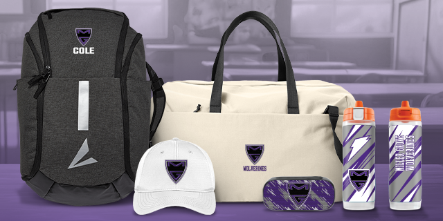 MILLER GROVE HIGH SCHOOL WOLVERINES Secondary Marketing Banner Banner