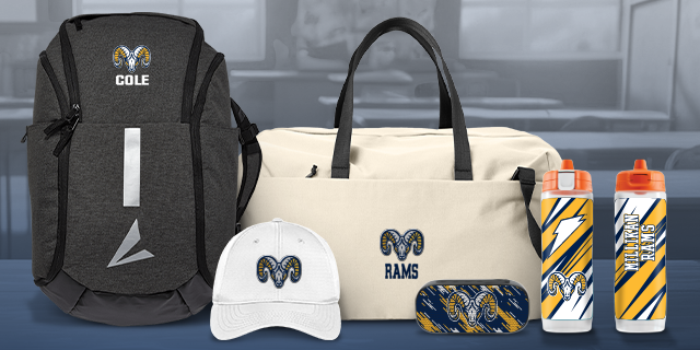 MILLIKAN HIGH SCHOOL RAMS Secondary Marketing Banner Banner
