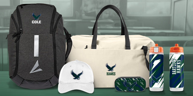 BARTLETT HIGH SCHOOL HAWKS Secondary Marketing Banner Banner