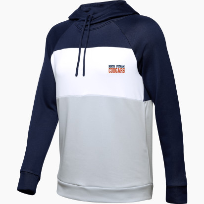 UA Women's Qualifier Fleece Blocked Hoody - North Putnam Cougars -  Roachdale, Indiana - Sideline Store - BSN Sports