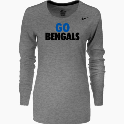Nike Women's Legend Long Sleeve T-Shirt - James Hubert Blake Bengals Bengals  - SILVER SPRING, Maryland - Sideline Store - BSN Sports