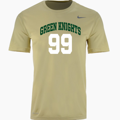 Nike Legend Short T-Shirt - NOTRE DAME HIGH SCHOOL GREEN KNIGHTS - WEST HAVEN, CONNECTICUT - Sideline Store - BSN Sports