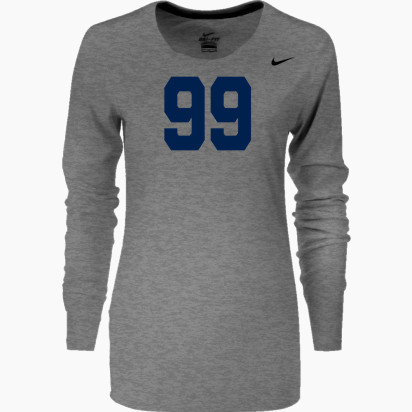 Nike Women's Legend Sleeve T-Shirt - Notre Dame Lancers Fairfield, Connecticut Sideline Store - BSN Sports