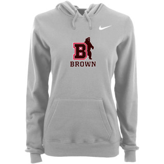 Brown University Sweater Womens Large Red Gray Pullover Sweatshirt Crew  Nike