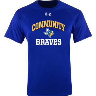 Community Braves Unisex Short Sleeve Jersey Tee Team Shirt 