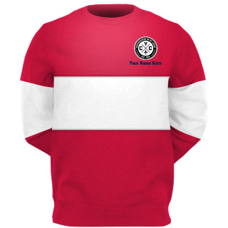 Acrux Color Striped Crewneck Sweatshirt