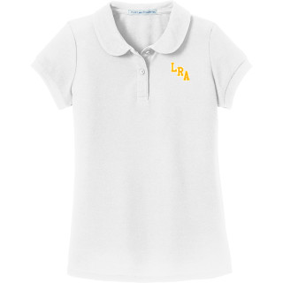 Port Authority Girls Silk Touch Peter Pan Collar Polo