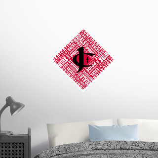Wall Decal - Diamond With Slogans