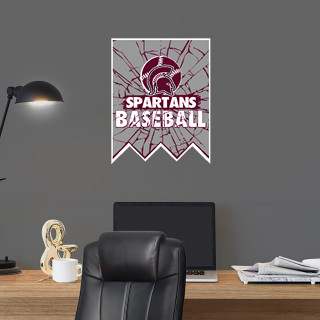 Wall Decal - Shattered Banner
