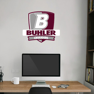 Wall Decal - Rounded Shield With Banner