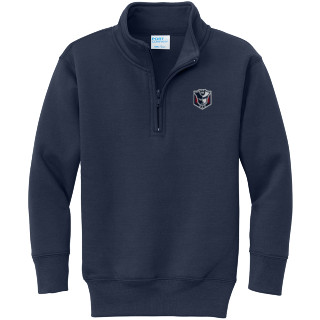 Port & Company Youth Core Fleece 1/4-Zip Pullover Sweatshirt